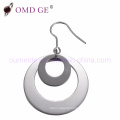 Quality Two Rings Pure Titanium Fashion Jewellery Earring